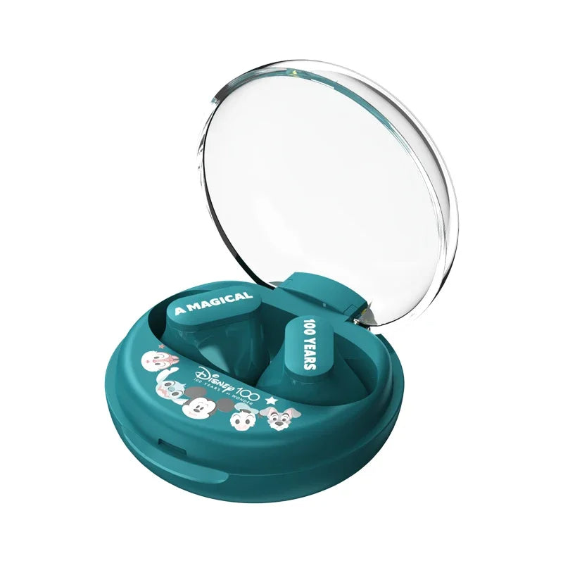 Choice Disney QS-T1 Earphone Bluetooth 5.3 Wireless Headphones Low Latency Earbuds HIFI Stereo Sound 100th Anniversary Model