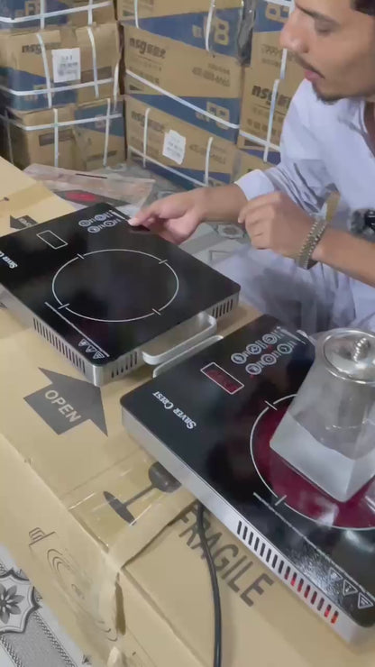 Powerful Electric Ceramic Hotplate - Portable Cooking Solution for Every Kitchen