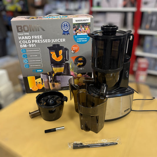 Boma 2 in 1 slow juicer & citrus ( full mouth Juicer)